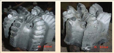 offset well Bit use impact damage