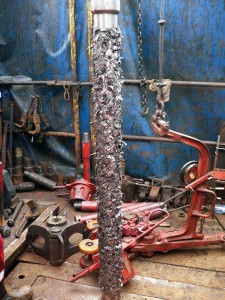 Weatherford-ClearMax-debris-removal-copy A MaxForce string magnet was deployed in the onshore Kolganovskoy field in Buzuluk, Russia, to remove cuttings left behind by conventional circulating during pilot milling of a 4 ½-in. liner inside 5 ½-in. casing.