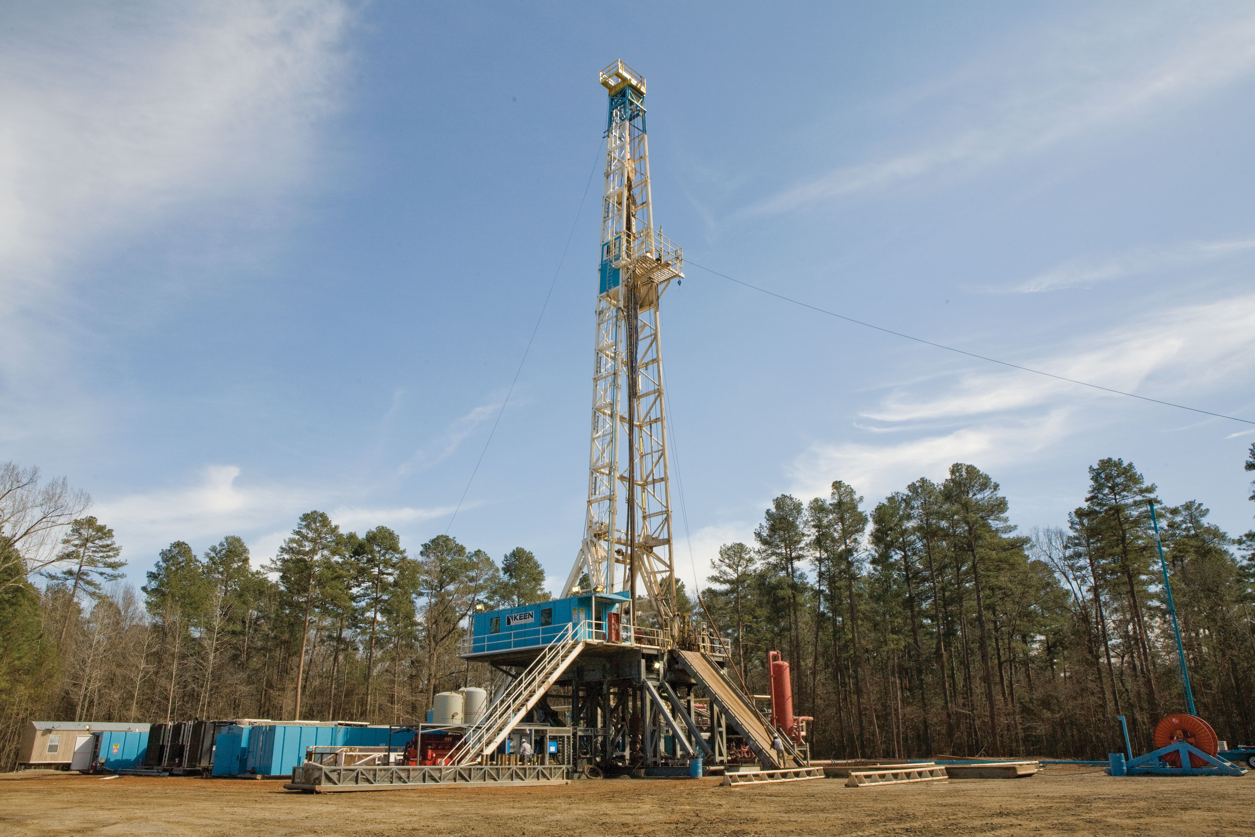 Keen Energy Servicesâ€™ Rig 29, which has been acquired by Latshaw ...