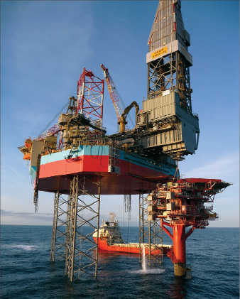in a two-year period.”    The MÆRSK RESOLUTE features highly advanced equipment that Maersk Drilling says makes the rig 20% more efficient compared with a conventional jackup.