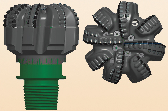 Smith designed an eight-blade 12 ¼-in. bit fitted with backup  cutters and optimized blade and nozzle geometry for an abrasive  formation on a rotary steerable BHA for a challenging West Africa well.