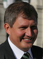 Terje Riis-Johansen, Norwegian minister of petroleum and energy.  Photograph by Eivind.