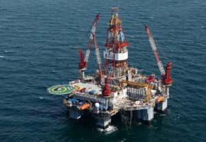 Diamond Offshore’s Ocean Monarch is contracted to Anadarko Petroleum in the Gulf of Mexico.