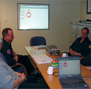 A bow-tie risk assessment is carried out with a facilitator assisting members of the rig’s team to assess the barriers in place that would prevent major accidents. The technique allows failings to be identified and recommendations to be made.