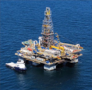 The deepwater semisubmersible Noble Danny Adkins is one of the company’s rigs idled in the Gulf of Mexico as a result of the deepwater drilling moratorium. Although that ban was officially lifted in October, no new drilling has begun due to a stalled permit approval process.