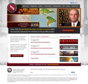 IADC homepage screenshot
