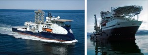 FMC Technologies’ Island Constructor (left) and Island Frontier (right) vessels, both in the North Sea Alliance, offer integrated intervention services.