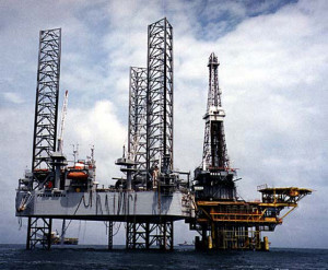 The GSF Parameswara jackup, which can drill in up to 300-ft water depths, is operating offshore Indonesia. It is one of 38 rigs Shelf Drilling acquired from Transocean in November 2012.
