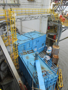 Glencore Exploration Cameroon has been using the TCC RotoMill to support its offshore drilling campaign. The TCC RotoMill can process up to 10 tons of cuttings per hour, 24 hours a day. 