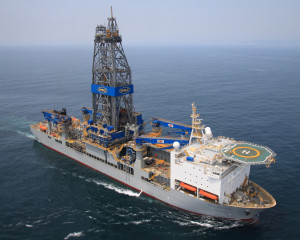 The Noble Bob Douglas is the second of four vessels Noble has under construction with Hyundai Heavy Industries. All four are based on the Hyundai Gusto P10000 hull design, capable of operating in up to 12,000 ft water depth and drilling to 40,000 ft. 