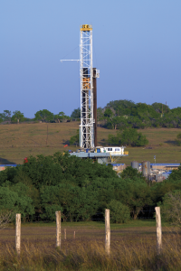 BHP believes the FlexRig 5s (pictured) are well suited for development drilling. For appraisal and held-by production drilling, the company says it opts for the greater rig mobility of the FlexRig 3s. 