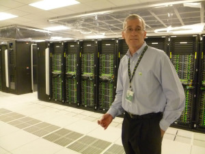 Networking and storage have been separated from the computing side at the new BP CHPC. Keith Gray, HPC manager for BP, said this allows for more redundancy in power and cooling and a more typical computer room temperature.