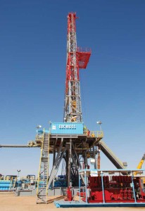 Egyptian Drilling Company’s Rig 55 is a 2,000-hp modern “cyber rig” operating in Egypt’s northwestern desert, where most of the contractor’s onshore fleet is located. Built in 2008, the rig can drill wells up to 20,000 ft and is one of 33 land rigs the company has working in Egypt.