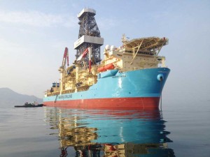 Above and below: Maersk Drilling’s first ultra-deepwater drillship, the Maersk Viking, has been deployed to the GOM under a three-year contract with ExxonMobil.