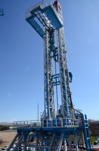 The Genesis BQ Automated Hydraulic Drilling Rig replaces the drawworks with hydraulic cylinders powered by heavy-duty gear pumps. Hands-free pipe-handling, monkeyboard and drill floor functions with built-in redundancy means only one individual is required to supervise operations from the driller’s cabin. The rig also can operate manually.