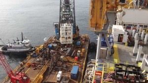 The MaxLift mud lift pump is installed on the Pacific Santa Ana. The pump is one of the most important pieces of equipment differentiating a DGD system from a conventional offshore drilling system. Images courtesy of Chevron Corp
