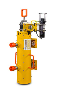 The DeepData Motion Pod with a hydro-acoustic modem in a ROV receptacle can operate in depths up to 2,400 m. The pod uses accelerometers and angular rate sensors to determine motions and rotation at specified locations.