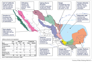 Mexico presents a range of opportunities and resource types for the oil and gas industry. The Burgos basin, for example, includes a large section of the Eagle Ford, while deepwater, shallow-water and mature fields are situated toward the south.