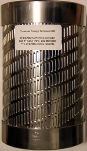 The wrapped punch slot (WPS) screen, introduced in late 2014 by Transmer Energy Services, consists of a stainless steel filtration jacket with a wrapped punch slot jacket and backup ring that is welded onto a perforated base pipe. This creates a barrier for formation sand encroachment while enabling fluid to flow into the screen through the spaces between the punched slots. The screen has been installed on two SAGD test wells for Canadian Natural Resources in Alberta.