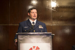 The US Coast Guard is working on several projects to help protect the maritime industry from cyber threats, Lt. Cmdr. Josh Rose said at the 2016 IADC HSE&T Conference in Houston on 3 February.