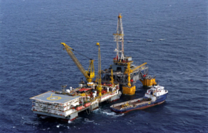 A typical Keppel FELS drilling tender semisubersible with drilling packages transferred onto a TLP. Image courtesy of Keppel FELS. 