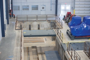 A mud building facility is part of a future phase at the R&D center that will offer parallel downhole testing off of the rig so mud tests and drilling can be done simultaneously. 
