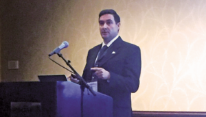 Jorge Cortes, HSE Manager-International Operations for Helmerich & Payne, explains the findings of his company’s serious injury or fatality (SIF) analysis at the 2016 OSHA Oil and Gas Safety and Health Conference, held on 29 November in Houston. The analysis found that 31% of the incidents analyzed had the potential to become an SIF. The company then identified common precursors and launched the Life Belts system to address each precursor.