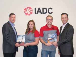 On 24 July, students from the Missouri University of Science and Technology visited IADC’s Houston office. The university is the site of the second chartered IADC student chapter. Incoming Chapter Chair Jana Hochard and Dalton Buchanan met with IADC representatives to discuss the student chapter’s priorities and were presented with IADC books and materials. From left are Mike DuBose, IADC Vice President, International Development; Jana Hochard; Dalton Buchanan; and Jason McFarland, IADC President. 