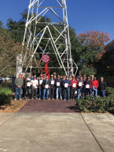 In December, 25 students from the IADC student chapter at the University of Louisiana – Lafayette attended an IADC WellSharp introductory level 2 class, held by Smith Mason & Co. Twenty-three of the students achieved certifications. The courses are held each semester, free of charge to the students, with the aim of helping them to learn what it takes to excel in the drilling industry.