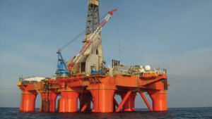 The Capercaillie and Achmelvich wells, located in the Central North Sea and West of Shetland, were drilled by the Paul B Loyd Jr semi in 2017. Photo Courtesy of BP. 